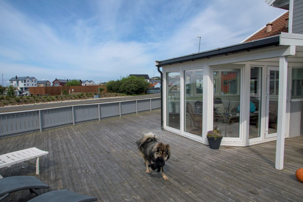 Unser Haus mit Terrasse